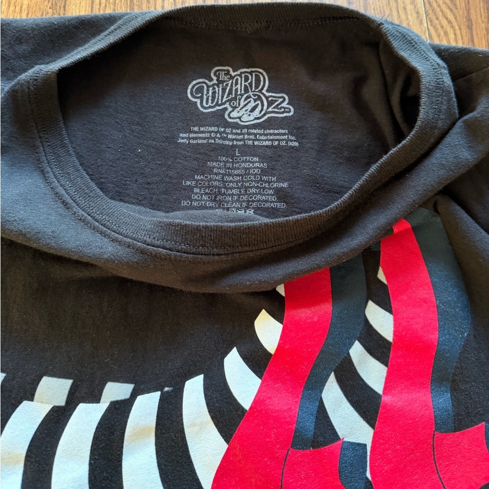 The wizard of Oz “shoes to die for” tshirt youth large - Picture 2 of 4